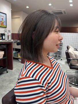ルックアット(Look at) 【Look at】20代30代40代切りっぱなしボブ顔まわりレイヤー