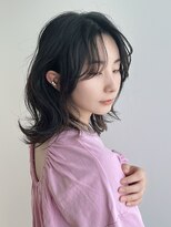 トリッカ 銀座(tricca)&nbsp;ミディアムパーマ/デジキュアパーマ/ブラウン/パーマ