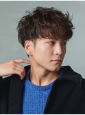 波巻きツイスパ/サーフカール/メンズ/men's/メンズサロン/眉毛