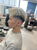メンズサロン キング 心斎橋店(Men’s salon K!ng) ホワイトメッシュ/ツイスト/ツイスパ/パーマ/メンズ/眉毛/心斎橋
