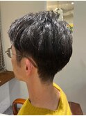 MEN’S HAIR/サーフカール/刈り上げセンターパート/武蔵小杉