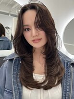 ヨロ 上野(YOLO)&nbsp;ハイライトカラーミルクティーベージュケアブリーチダブルカラー