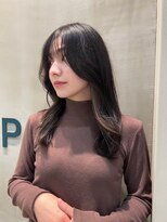 リコヘアー(LiCO HAIR)&nbsp;那覇/イメチェン/ピンクベージュ/アンブレラカラー/前髪