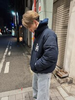 ハイセンス(HISENSE)&nbsp;メンズカットベージュカラーセンターパート　【GIA】