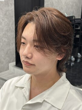 シャインセカンド 大宮(SHINE Second) MEN’S/リバースセンターパート/ニュアンスパーマ/大宮