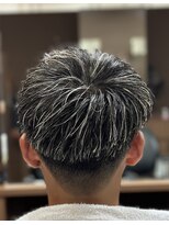 バーバーショップグランツ(Bar ber Shop GRAnt'z)&nbsp;ハイライトホワイトメッシュカラー