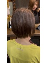 ミュー(m)&nbsp;ナチュラル縮毛矯正×艶ボブ