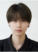 ナチュラルシースルーニュアンスラウンドマッシュ