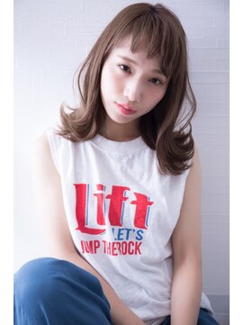 アリュールヘアー ルーチェ(ALLURE hair luce) 【ALLURE】マロンベージュ×シースルーバング×くびれミディ