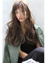 ブラン 梅田(Blanc)&nbsp;【Blanc】くせ毛風ゆるパーマ＿ラフカール＿セミロング