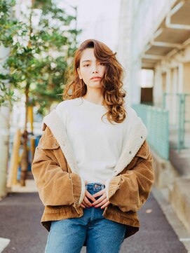 アカサ(A.casa) 無造作パーマ/20代/30代/40代/50代/西阿知/イオン倉敷