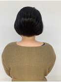 30代40代★シークレットハイライト前下がりグラボブ白髪染め