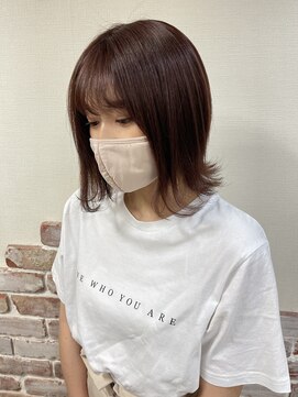 ルフレ 新宿本店1st(Reflet) 《ピンクブラウン》#新宿#新宿三丁目#髪質改善