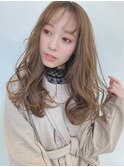 ゆるふわレイヤー/大人可愛いフォギーベージュ