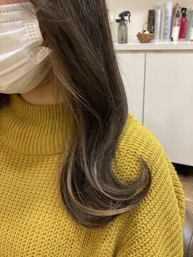 アルターリール(aL ter Rire) 【Rire 金田一】ワンブリーチでナチュラルイヤリングカラー