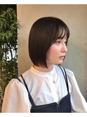 前下がりボブ/縮毛矯正/ぱつっとボブ［南青山/表参道］