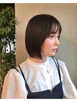 シセイ 青山(SHISEI) 前下がりボブ/縮毛矯正/ぱつっとボブ［南青山/表参道］