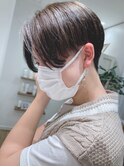 【松戸 岩口】センターパート刈り上げマッシュショート