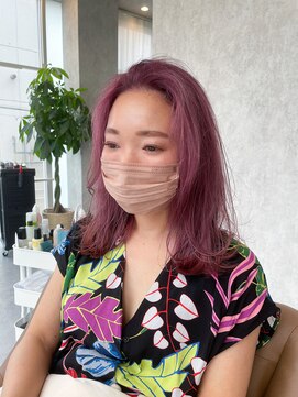 アトモスサニーテラス(Atmos sunny terrace) pink semilong