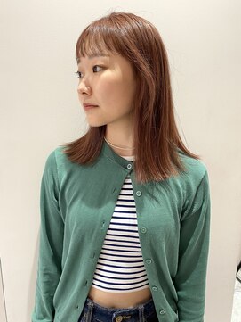 マイル 渋谷(mile) ブリーチ1回オレンジブラウン