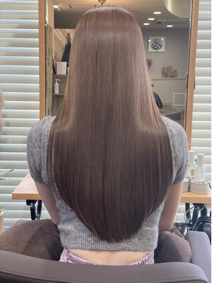 《カラーを繰り返すたびにキレイに☆》ファションカラーから白髪染めもお任せ！ヘアエステでツヤ髪へ