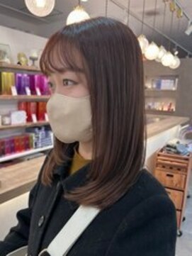 シアエミュー 新越谷店(SHEER emu) 【Nao】深みブラウンカラー