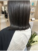 切りっぱなしボブ