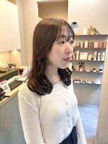 顔周りのレイヤーカット