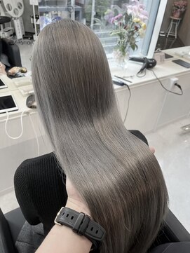 マーシュ(marshu) 髪質改善カラー♪ ハイトーングレージュカラー