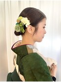 シニヨンアレンジ