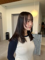 ローレンアオ(LOREN AO)&nbsp;前髪/アンブレラカラー/こなれミディ/イメチェン/ウェーブパーマ