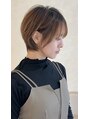 ロシェ 横浜店(loche) 輪郭に合わせたショートカット!縮毛矯正で扱い◎
