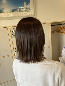 ヘアアートパーリオ 飾磨店(hair art PALIO) 外ハネボブ×白髪染め