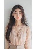 【縮毛矯正,髪質改善】韓国風ナチュラルロング