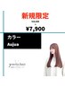 【ご新規特典】艶カラー＋6stepオージュア＋プチスパ5分　10900→7900