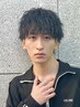 【秋山限定】メンズカット+ツイストスパイラルパーマ+前処理TR付　￥11000