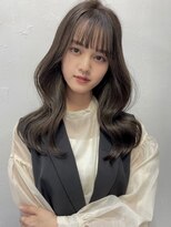 アウラ 近鉄八尾駅前店(Aura)&nbsp;お顔周りカット×イルミナカラー×UPTOGLOSS髪質改善  近鉄八尾