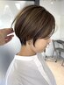 【全体デザイン】脱白髪染めハイライト＋トリートメント￥14300