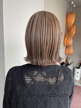 コレットヘア(Colette hair) 【Ayako】ピンクベージュ×ボブ