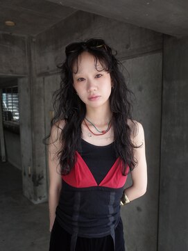 ローレンアオ(LOREN AO) くびれヘア/アプリコットオレンジ/夏のヘアアレンジ/矢場町