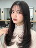 【人気NO.2】カット+カラー+3stepTR￥11000/表参道/表参道駅/前髪カット