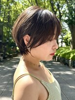 ロンドエニカ 大宮(Lond enika)&nbsp;グランマッシュ/細めハイライト/ショート/白髪ぼかし/前髪/大宮