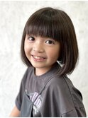 キッズカット☆女の子の丸みが可愛いキッズボブ