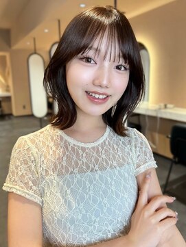 アイドットプラスサッポロ 札幌(i.+SAPPORO) シースルーバング王道くびれボブ