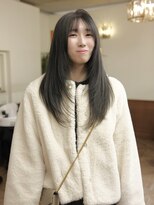 Idk&nbsp;透明感グレージュ／レイヤーカット／ナチュラルヘア