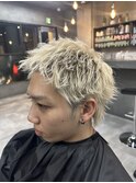 【木下限定】10.20代◎メンズスパイキーショート×ブロンド
