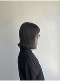 切りっぱなしボブ