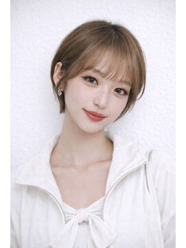 ナビバイケンジ(NaVI by KENJE) 韓国風大人ショートボブ タンバルモリ 丸みショートボブ