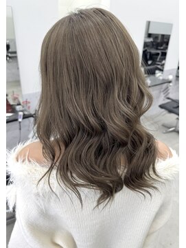 エゴル ナゴヤサカエ(ENGOL NAGOYA SAKAE) 新美蓮/オリーブ/ベージュ/オリーブベージュ/ブリーチ