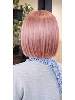 ハイク(HYKE)&nbsp;大人かわいい艶ボブ×ピンクベージュ